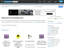 Tablet Screenshot of pesobility.com